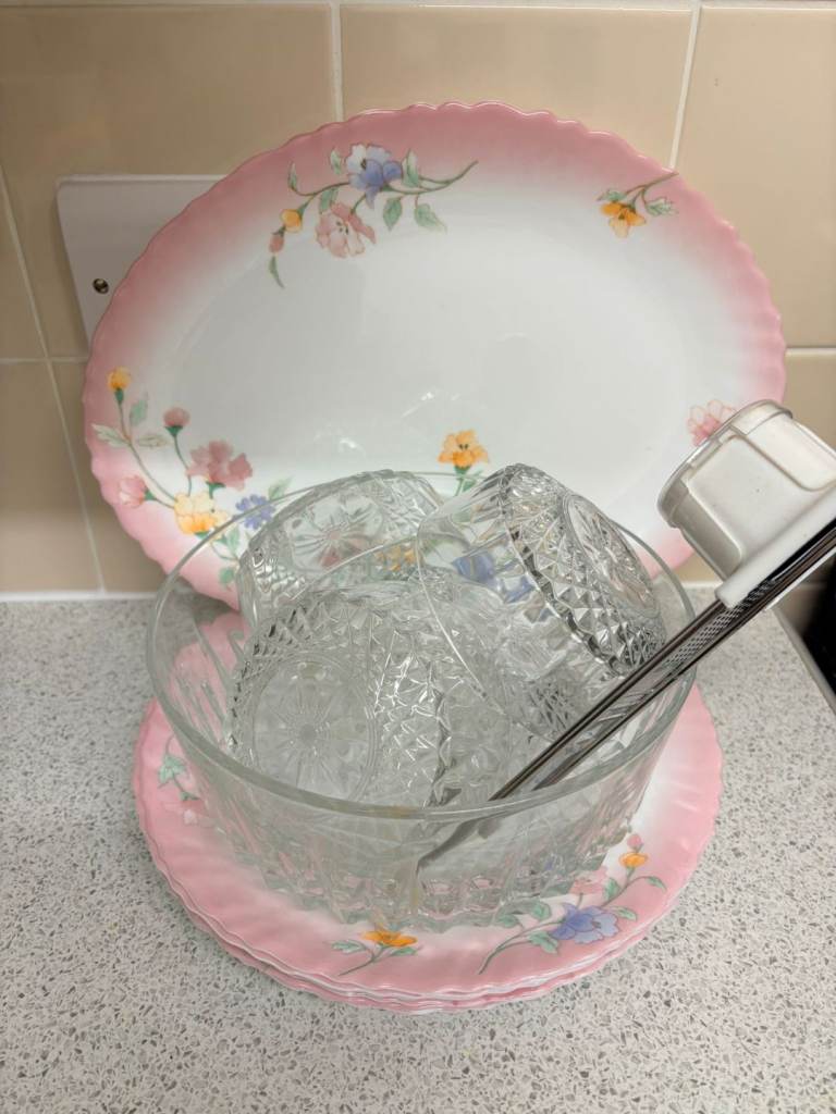 Free .Joblet of dish &bowls 