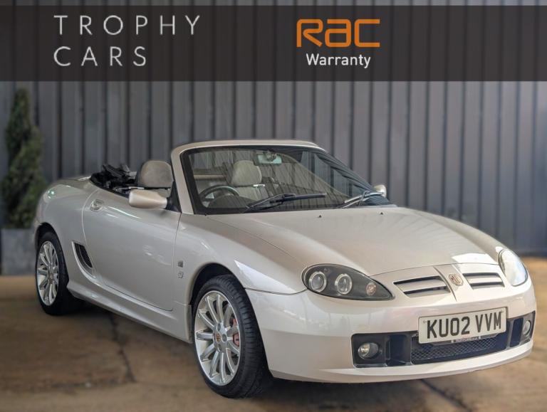 MGTF 160-LOW MILES-NEW HEADGASKET-NEW CAMBELT-1YR MOT-1YR RAC-PLATINUM SILVER