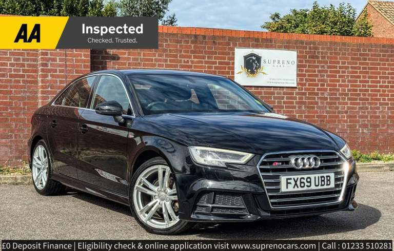 2019 Audi A3 1.5 TFSI CoD 35 S line Saloon 4dr Petrol S Tronic Euro 6 (s/s) (150 ps) SALOON Petro...