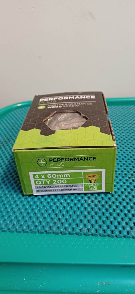 Performance Plus 4x60mm Wood Screws QTY 200 - New