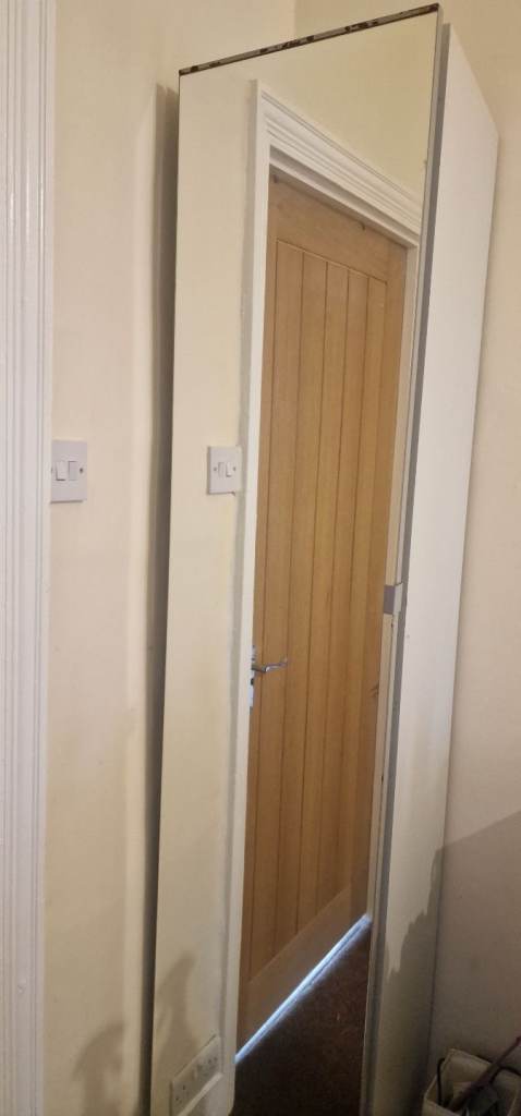 Ikea Mirrored bathroom cabinet tall