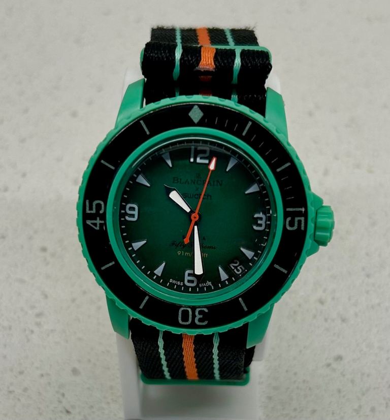 Fifty Fathoms Scuba Watch - Indian Ocean #swatch #Blancpain #Fiftyfathoms #indianocean #rare