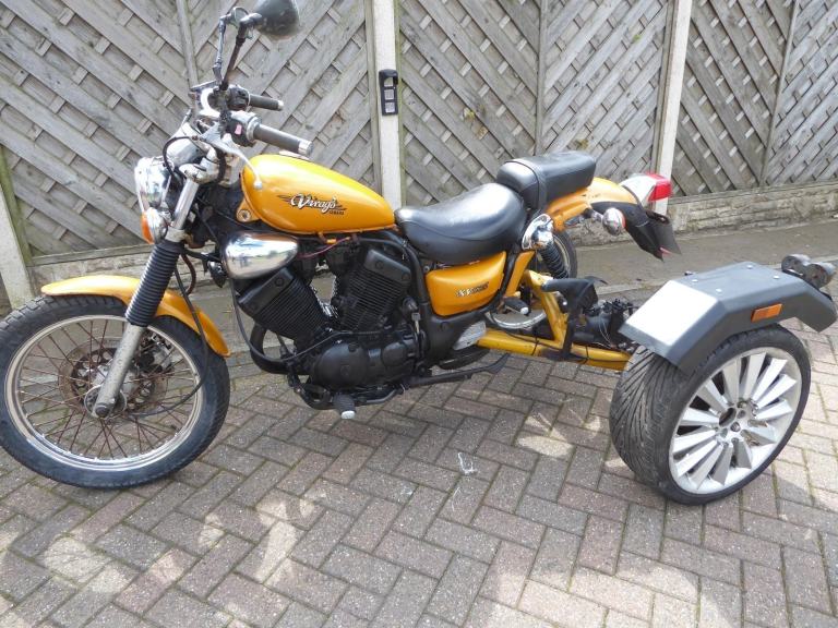 YAMAHA VIRAGO 535 TRIKE P REG BOLT ON CONVERSION SPARES OR REPAIR