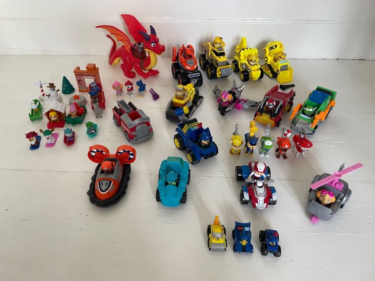 Huge PAW Patrol Bundle – 60+ Pieces incl. RARE Christmas Set – £60