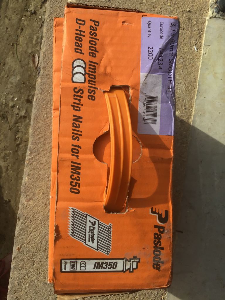 Paslode nails for a nail stripper