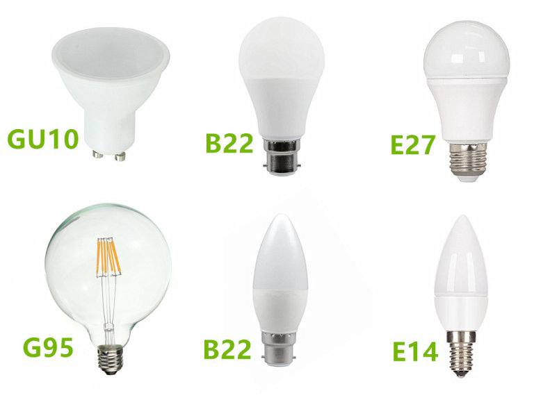 LED Bulb Light With Different Fitting Base - E27 / B22 / E14 / GU10 / MR16 / G9 / G4 / R7S