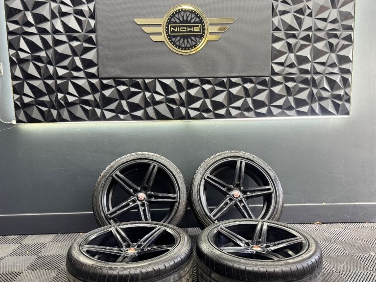 18” inch axe concave alloys wheels 5x112 mercedes c a e class vw golf r audi a3 a4 caddy cla 