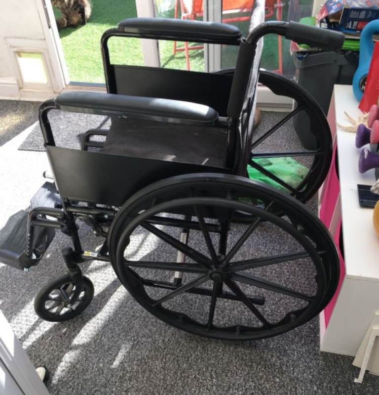 Self Propelled and Push Wheelchair - Puncture Proof Tyres