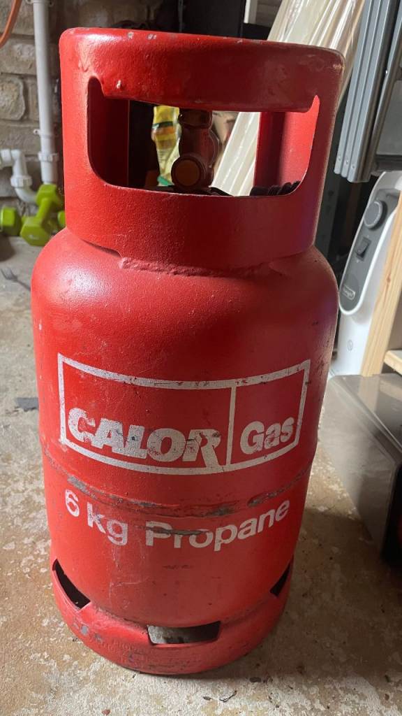 Gas Bottle 6kg red calor gas