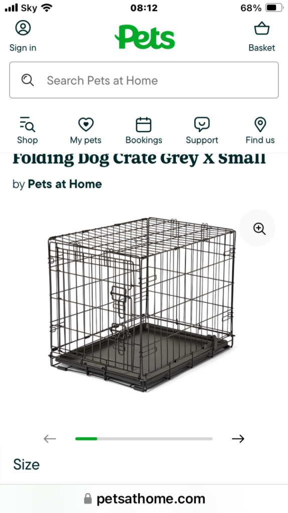 Various dog cages