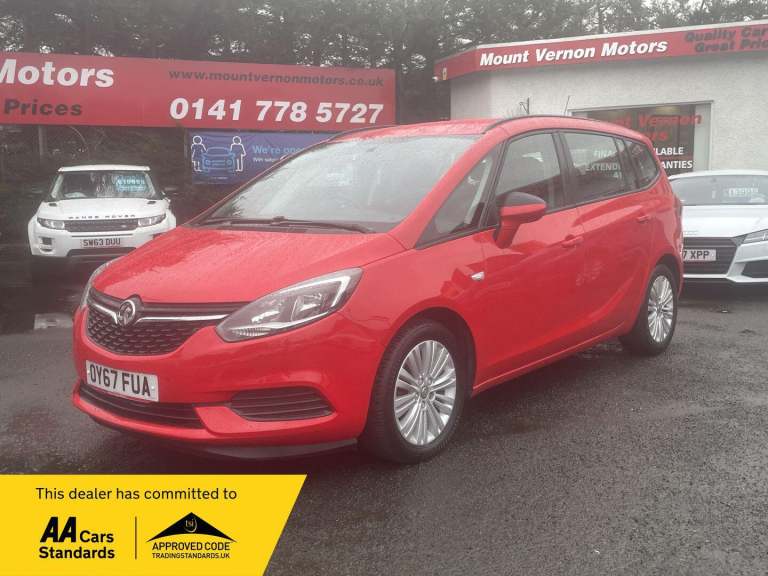 2017 Vauxhall Zafira 1.4T Design 5dr MPV PETROL Manual