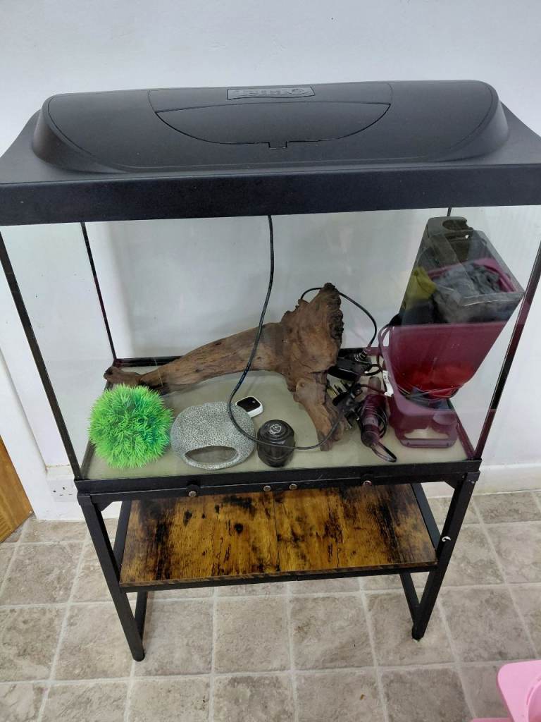 Fish Tank with Stand and Accessories – Good Condition