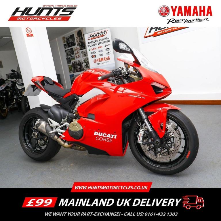 2020, '20 Ducati Panigale V4. ONLY 8,536 MILES. Arrow Exhaust. £12,995
