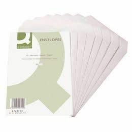 Lot of 500 Q- Connect C5 Envelopes 229x162mm Pocket Shelf Seal White 90g/m KF02719 -£25+VAT -COLLECT