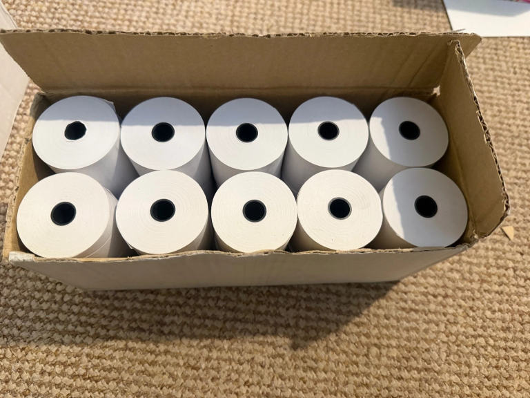 New 57 x 40 Thermal Receipt Paper 2 Box 40 Rolls