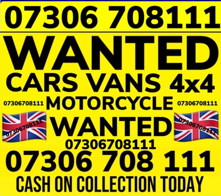 ♻️‼️ CASH FOR CARS VANS WANTED EVEN SCRAP SELL MY DAMAGED NO MOT NON ULEZ VEHICLES TODAY 