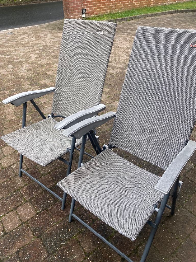 Camping quest motor home / caravan camping light weight chairs x 2