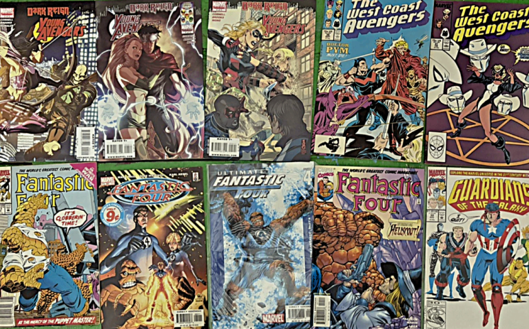 MARVEL Vintage Comics (10) AVENGERS Young (3) West C (3) Fantastic Four (4)/GOG(1) VG to Fine Cond.