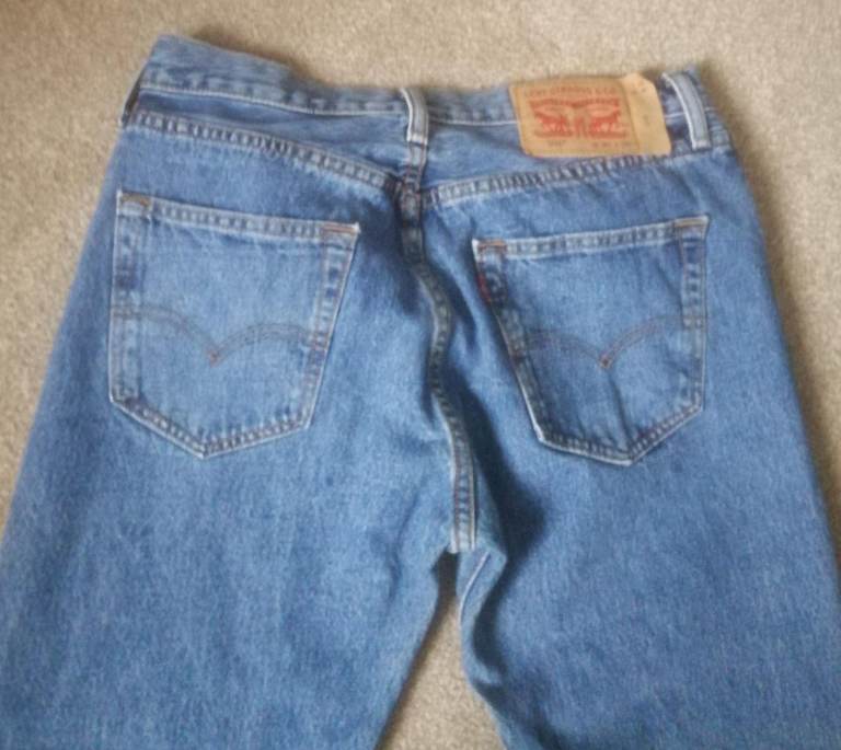 Men's Levi's Levi 501 Blue Jeans Straight Leg W30" L28"