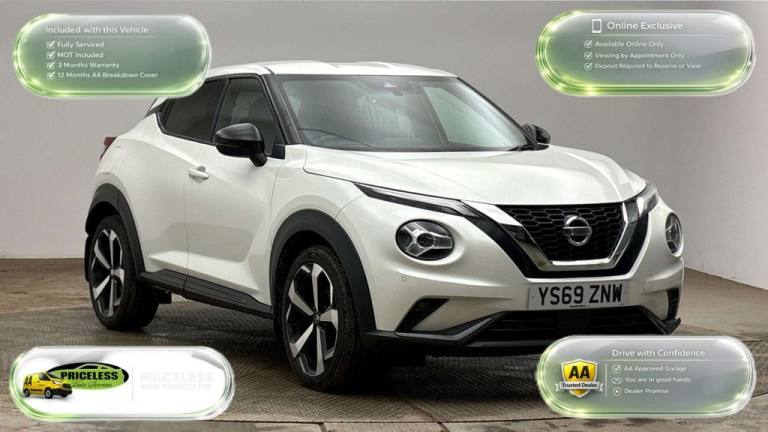 2019 69 NISSAN JUKE 1.0 DIG-T N-CONNECTA SUV 5DR PETROL MANUAL EURO 6 (S/S) (117