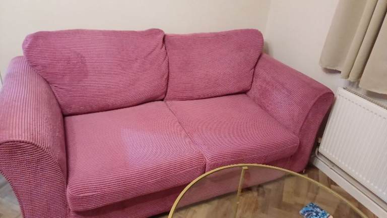 Pink sofa bed