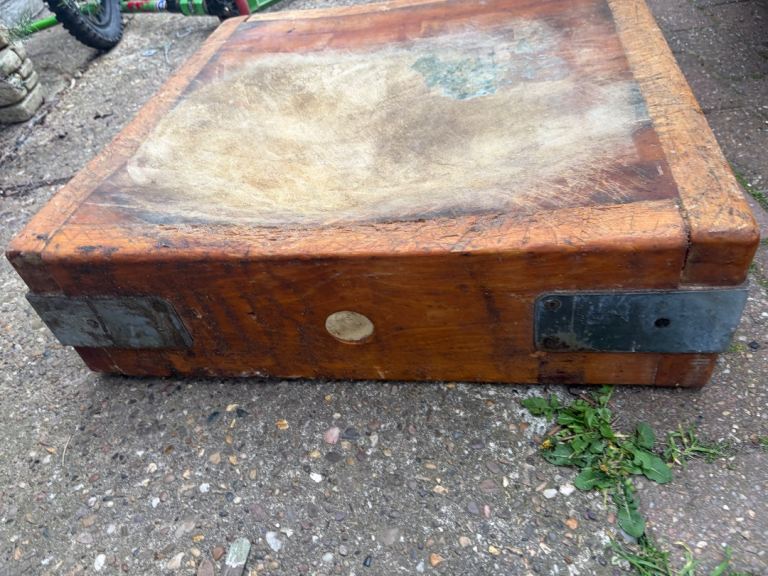 Vintage butchers block 