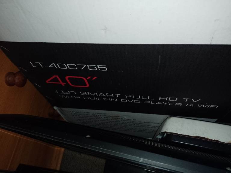 JVC 4O" Smart Television With Built-in DVD player