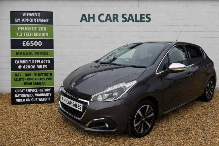 2018 Peugeot 208 1.2 PureTech 82 Tech Edition 5dr [Start Stop] HATCHBACK Petrol Manual