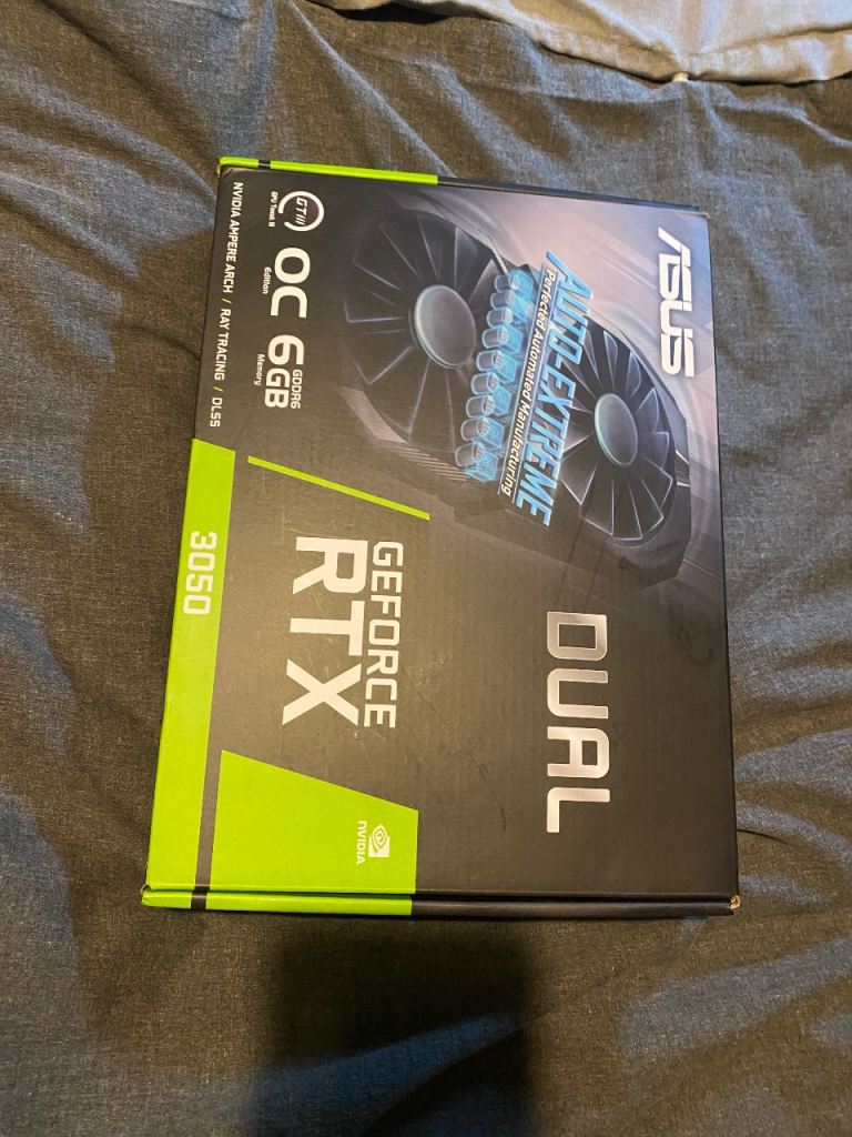 ASUS GeForce RTX 3050 DUAL OC 6GB Graphics Card - As Good As New