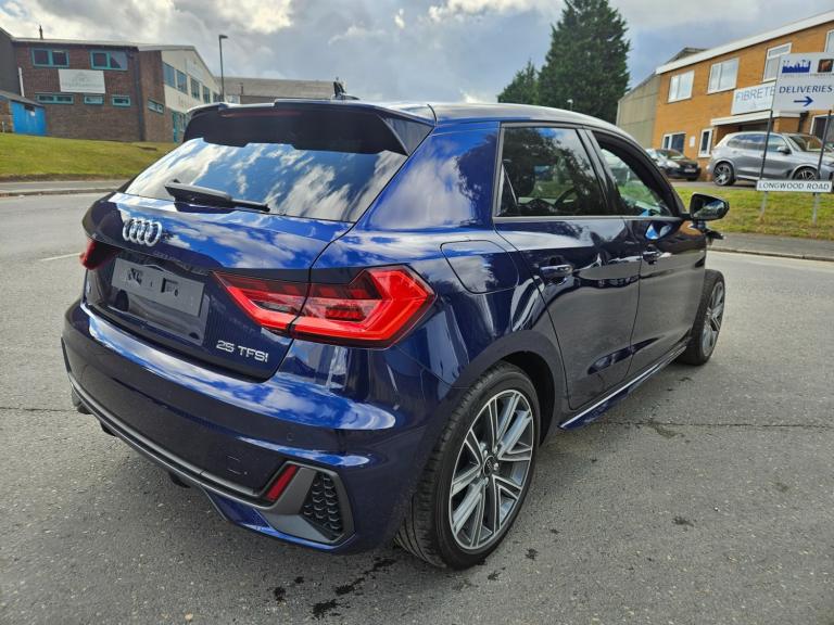 2025 AUDI A1 25 TFSI S Line 5dr S Tronic Auto Blue Damaged Salvage