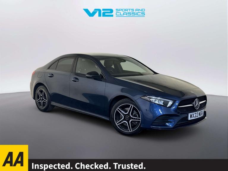 2022 Mercedes-Benz A-Class 1.3 A250e 15.6kWh AMG Line Edition (Executive) Saloon 4dr Petrol Plug-...
