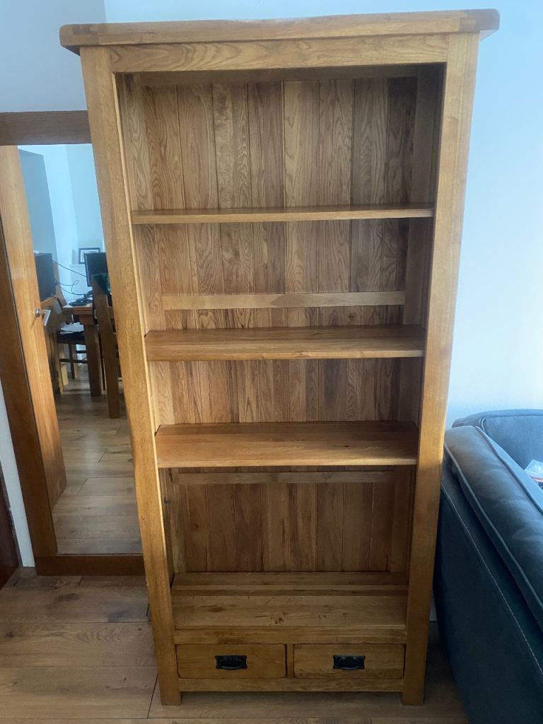 Oak furniture land bookcase 