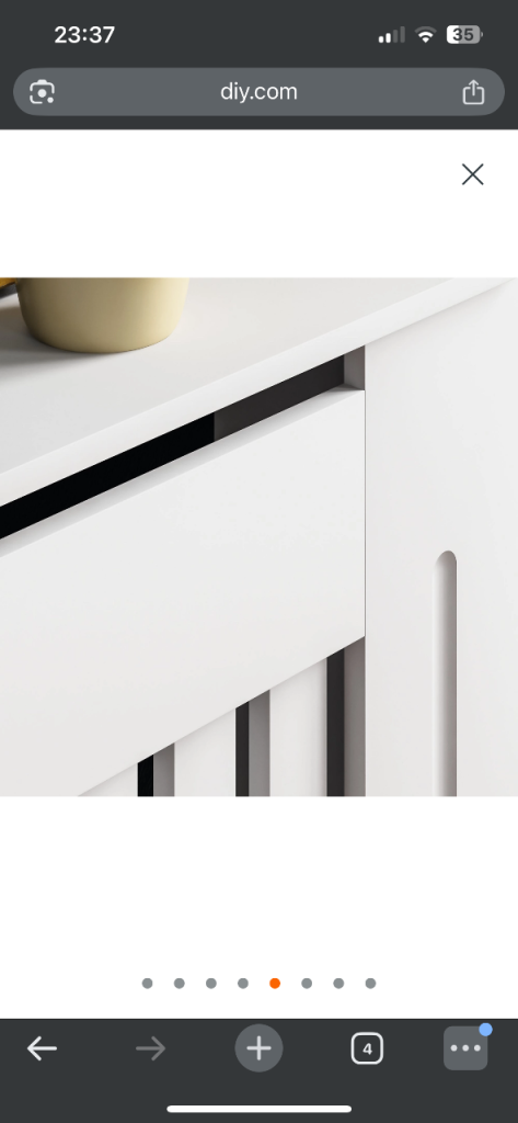 Brand new semi assembled radiator cover