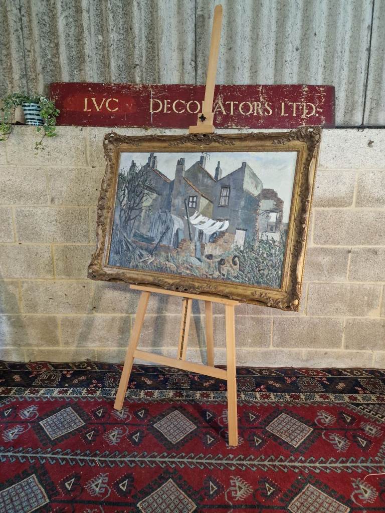G A Cains Oil on Board – “Doveton Street, Bedminster