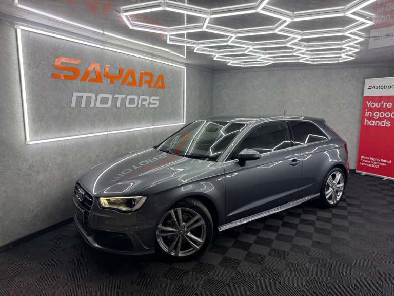 2016 Audi A3 1.6 TDI 110 S Line 3dr [Nav] HATCHBACK DIESEL Manual