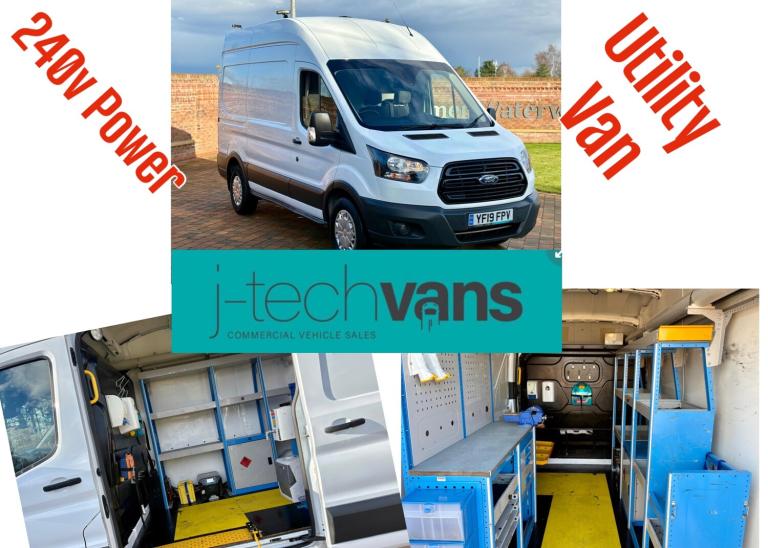 2019 Ford Transit 2.0 TDCi 130ps L2 H3 Mwb Van ***Civils / Utility Site Van*** PANEL VAN Diesel M...