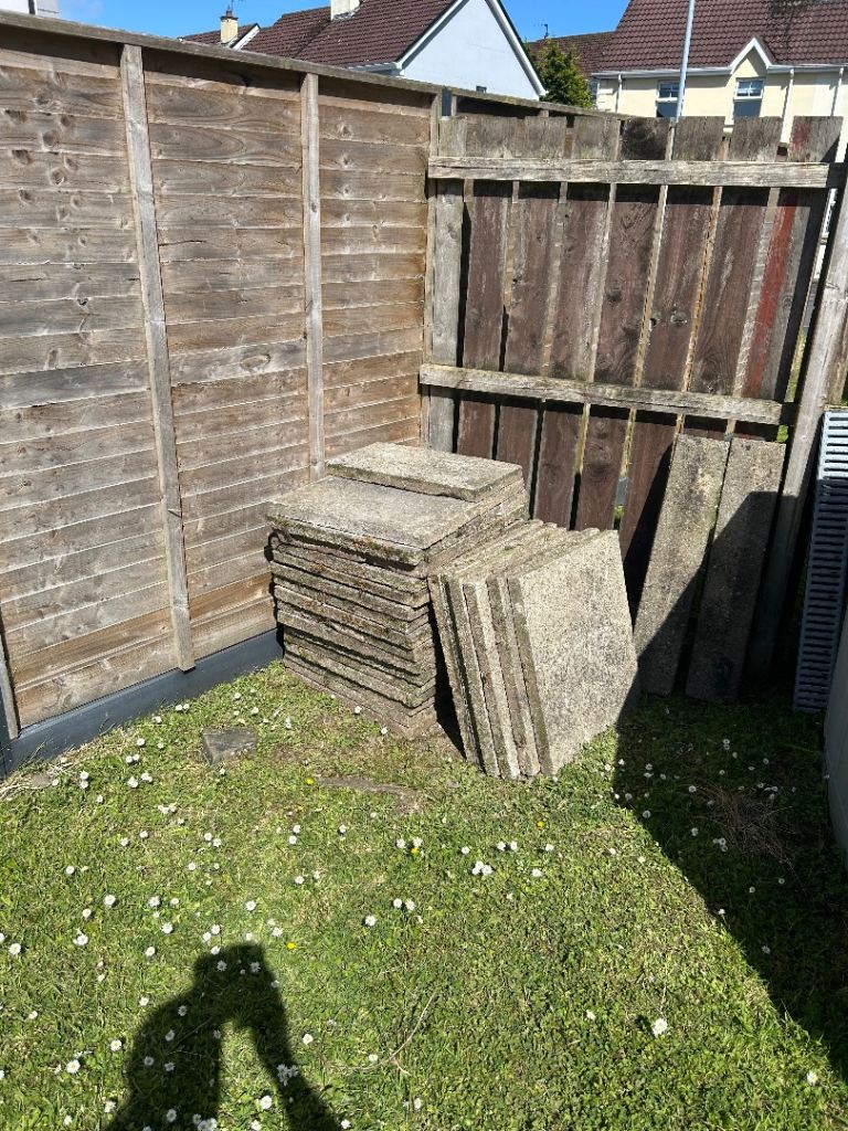 Used Grey Stone Paving Slabs for Garden £2 each 