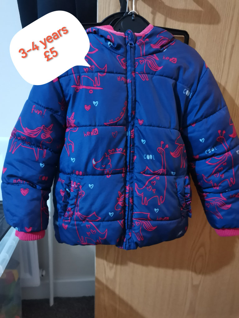 ❤️Girl's Winter Jackets / Coats, both £15.❤️