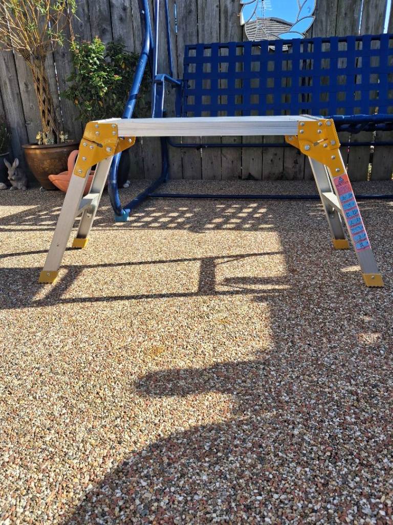 Aluminium Work Platform Step Stool – Good Condition