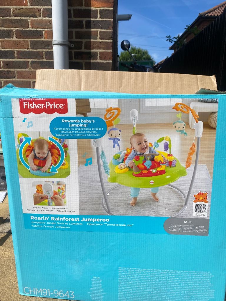 Fisher-Price Roarin’ Rainforest Baby Jumperoo Activity Centre