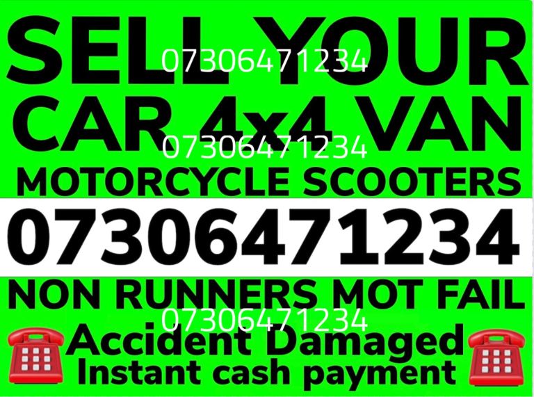 ♻️‼️ SCRAP CARS VANS WANTED CASH WAITING SELL YOUR NON ULEZ NO MOT DAMAGED VEHICLES 