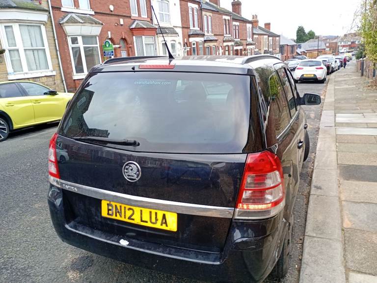 Vauxhall, ZAFIRA, MPV, 2012, Manual, 1686 (cc), 5 doors