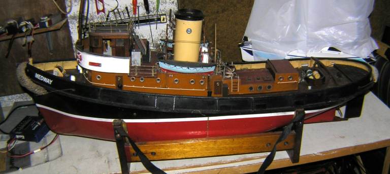 44" 'Medway Tug boat. Ready to run, just add radio.