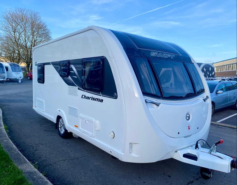 2022 Swift Charisma 470. Lightweight, 4 berth, pre-owned touring caravan
