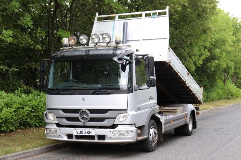 MERCEDES ATEGO 818 4X2 STEEL DROPSIDE TIPPER (2011)