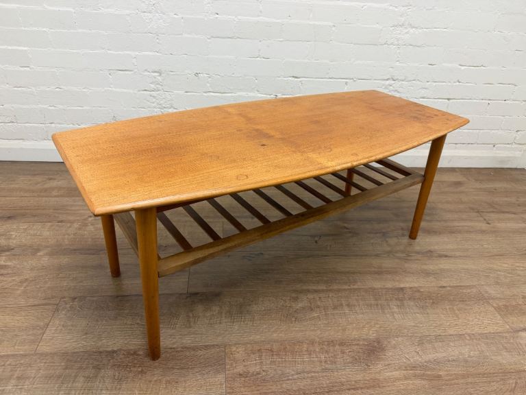 Teak mid century coffee table 