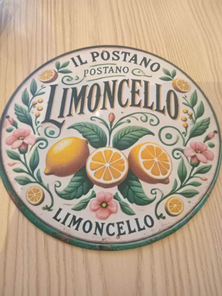 Limoncello tin sign 20cm (new)