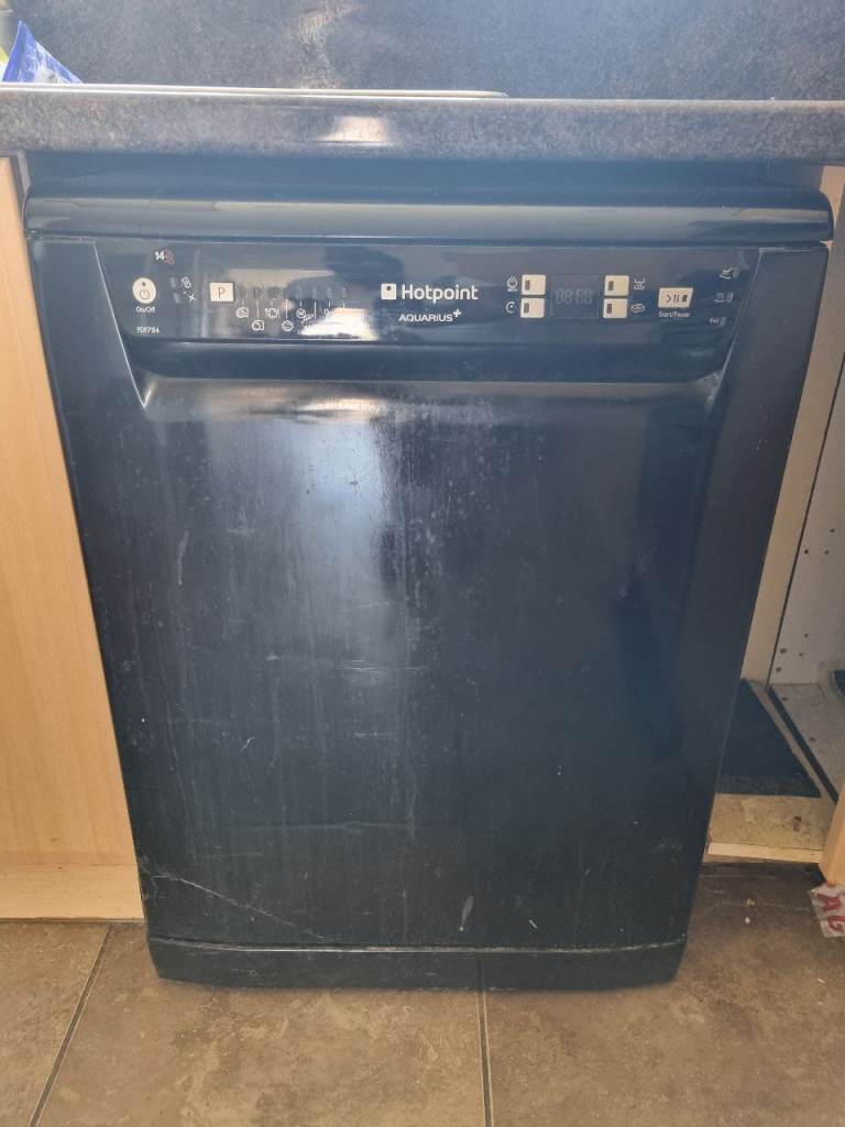 Samsung Black Fridge Freezer – Good Condition, washing machine, dishwasher and units