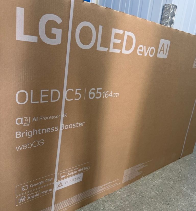 LG OLED65C55LA 65” OLED evo 4K UHD Smart TV (2025 Model)
