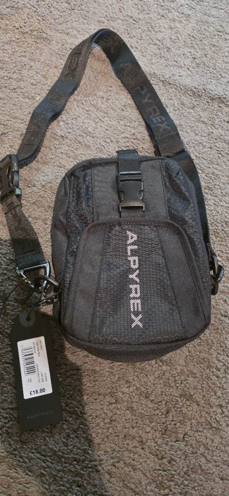 ALPYREX Black Crossbody Bag - Brand New with Tags